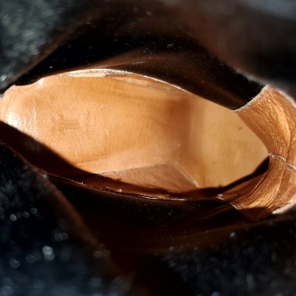 Frye black suede pull-on boots - Picture 8 of 9